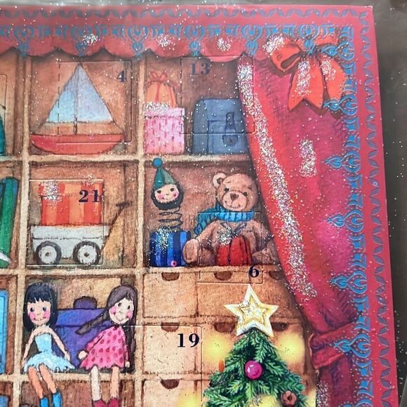 New German Advent Calendar Richard Selmer Verlag Paper Santa Claus Bag List Toys - Picture 6 of 9